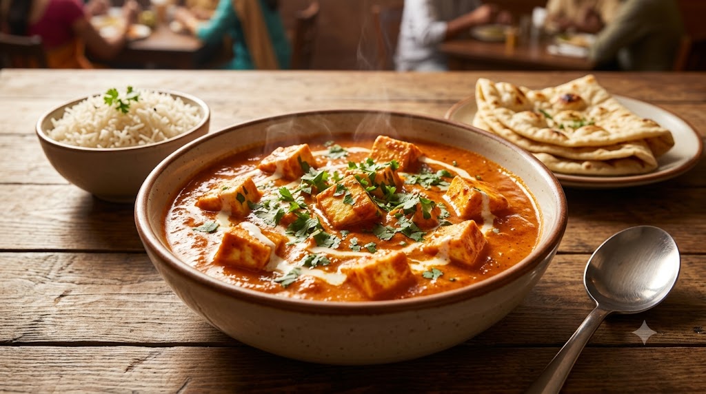 Paneer in Buttersoße