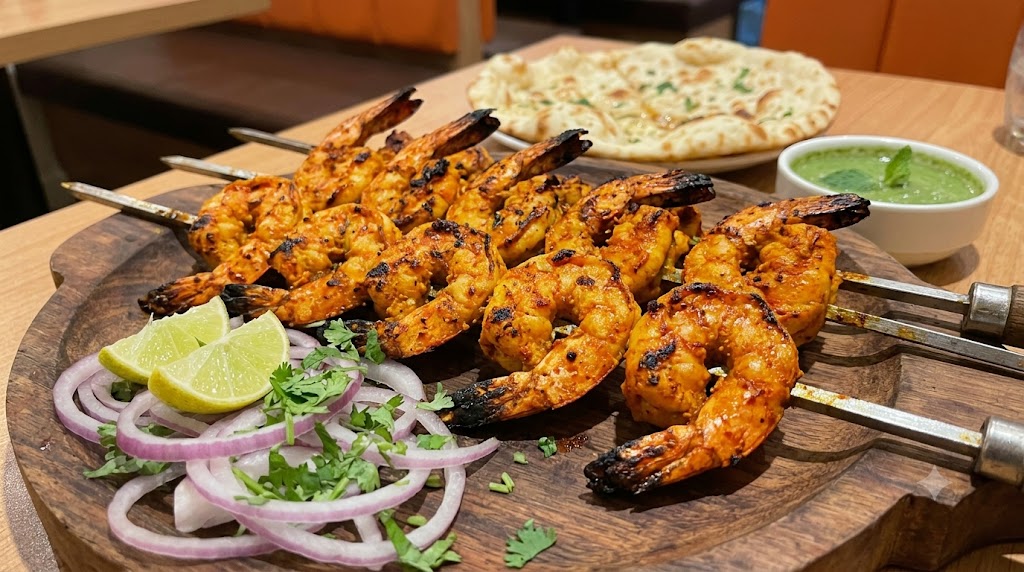 Tandoori-Garnelen